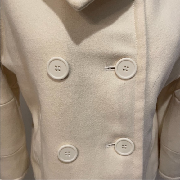 TEX BY MAXAZRIA CREME WOOL COAT/JACKET S/M - Picture 5 of 8